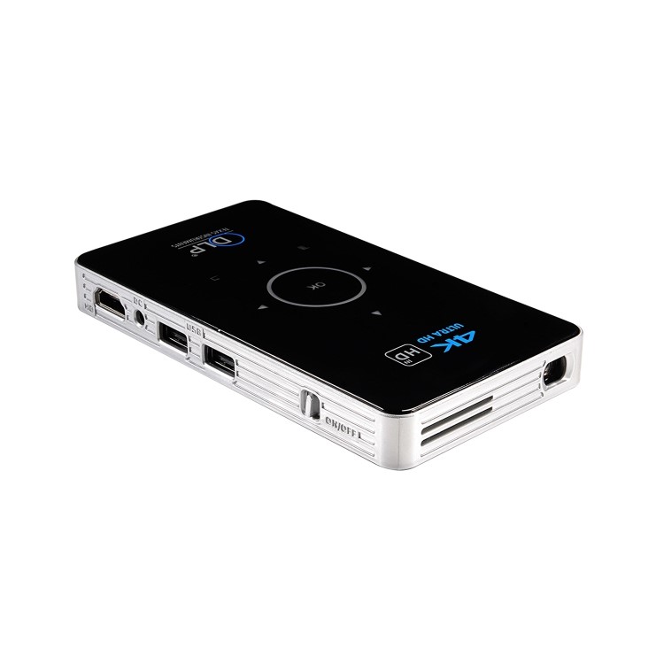 electriQ Portable Android DLP Projector with 1GB RAM/8GB ROM and Remote Control