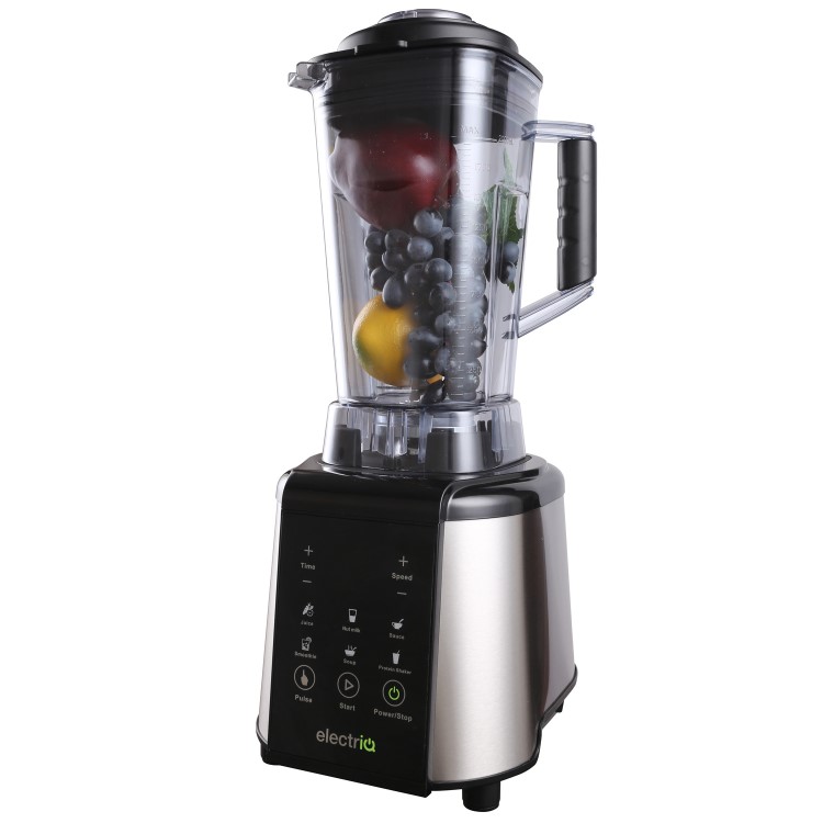GRADE A1 - electriQ 1800 W Multi Functional  Blender Smoothie and Soup Maker with Digital Controls and Pre-Sets with Vitamix Compatible Recipes