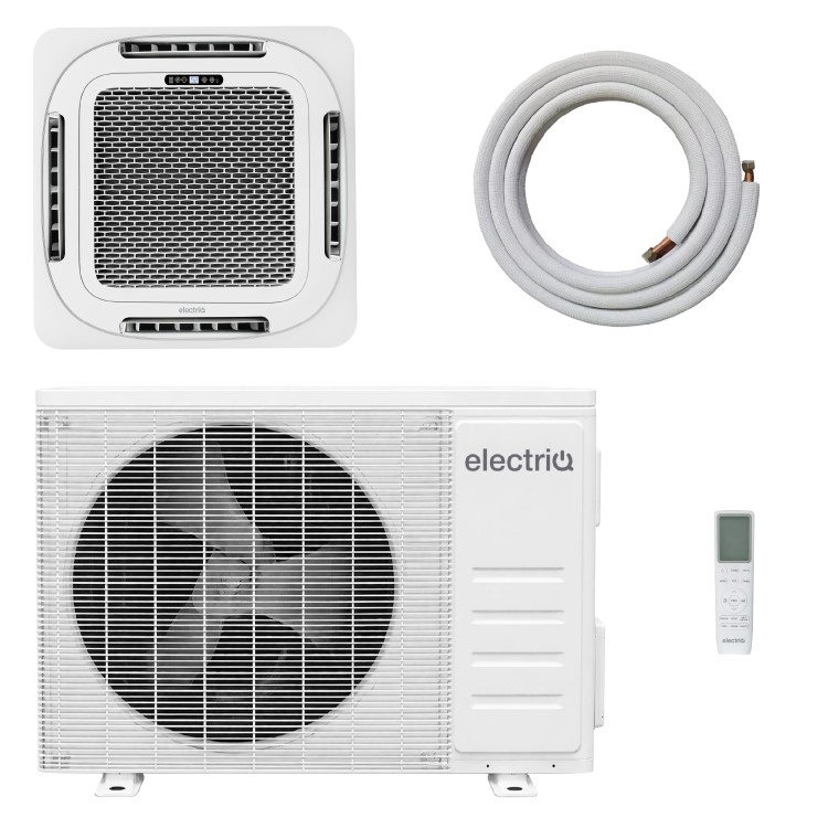 Iqool electriQ iQool 24000 BTU Smart A++ Single Split Ceiling Cassette Air ...