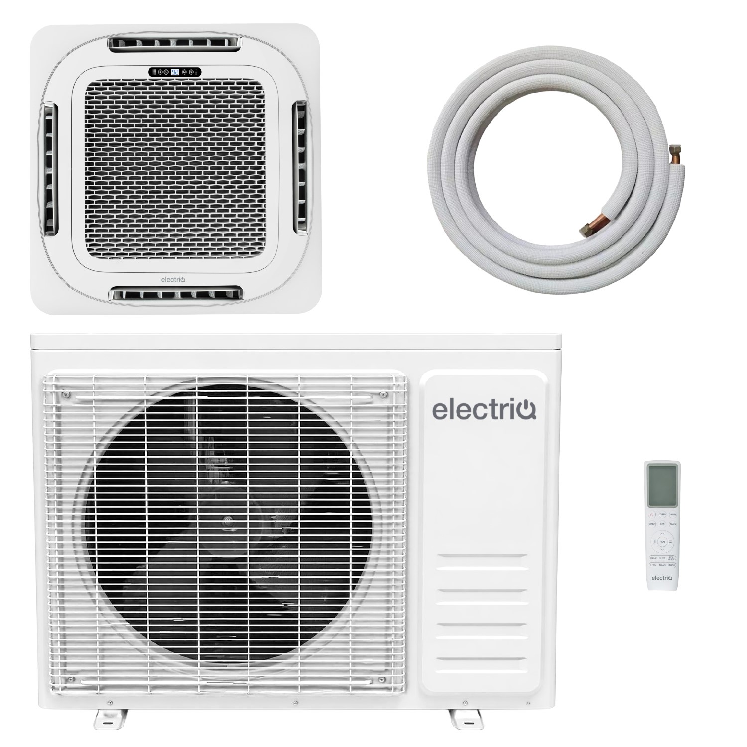 Iqool electriQ iQool 36000 BTU Smart A++ Single Split Ceiling Cassette Air ...