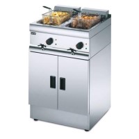 Lincat J12 Silverlink 600 Twin Tank Floor Standing Fryer - 2 Baskets, 2 x 9 Ltr, 1 Phase/3 Phase