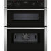 Refurbished Neff N50 J1ACE2HN0B 60cm Double Built Under Electric Oven With LCD Display Stainless Steel