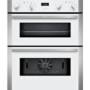 Neff J1ACE2HW0B N50 6 Function Electric Built Under Double Oven With LCD Display - White