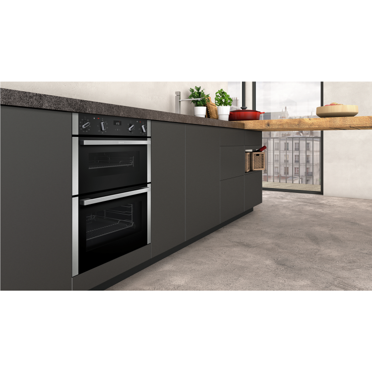 Neff N50 Electric Built Under Double Oven - Stainless Steel