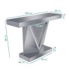 Jade Boutique LED Mirrored TV Unit - TV&#39;s up to 53&quot;