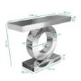 Jade Boutique Mirrored TV Unit with Panelled Design - TV's up to 45" 