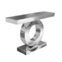 Jade Boutique Mirrored TV Unit with Panelled Design - TV's up to 45" 