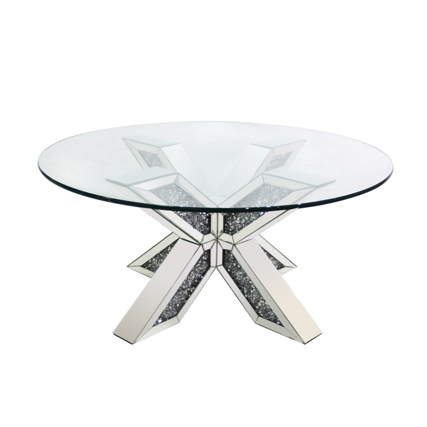 Round Coffee Table With Glass Top And Silver Glitter Base Jade Boutique 5056096047837 Ebay Round Coffee Table With Glass Top And Silver Glitter Base Jade Boutique 5056096047837 Ebay