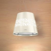 Elica JASMINE Jasmine Decorative 50cm Island Cooker Hood Pearl