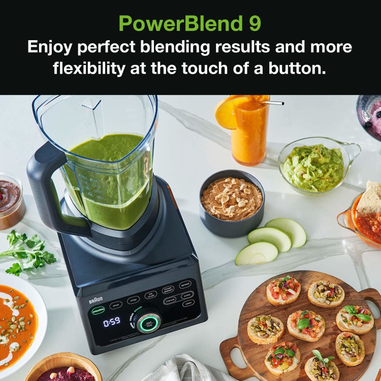 Braun JB9040BK Powerblend 9 Digital Blender - Black
