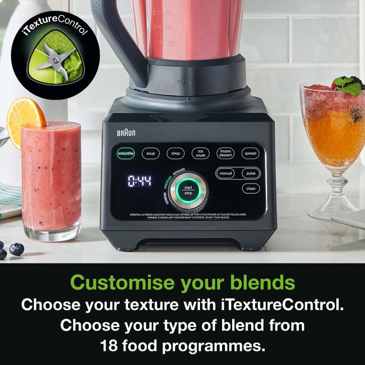 Braun JB9040BK Powerblend 9 Digital Blender - Black