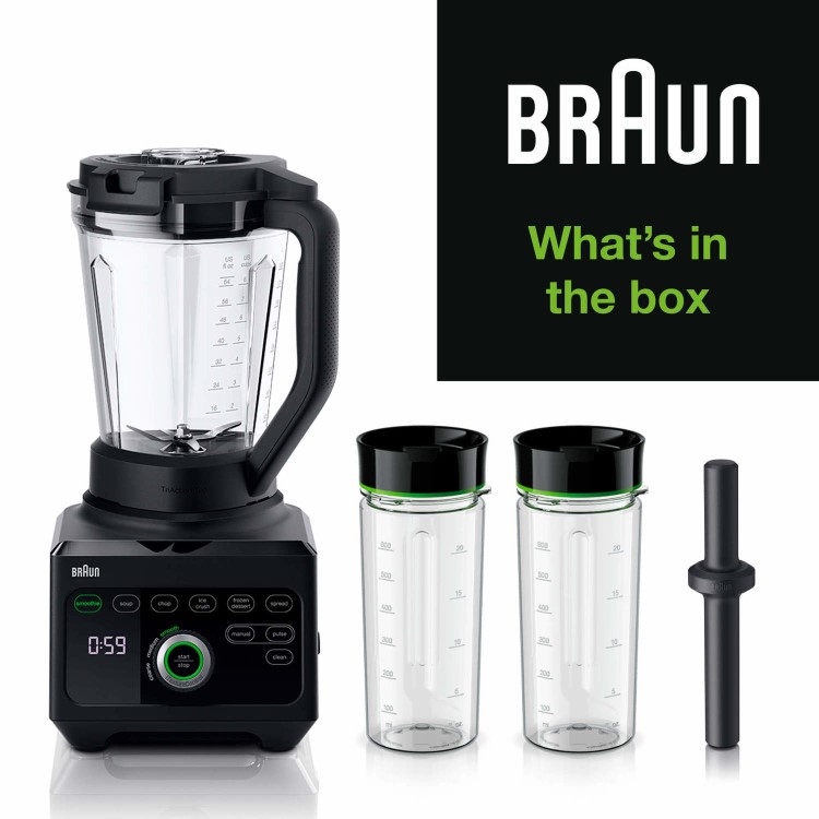 Braun JB9040BK Powerblend 9 Digital Blender - Black