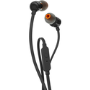 JBL T110 Wired In-Ear Headphones - Black
