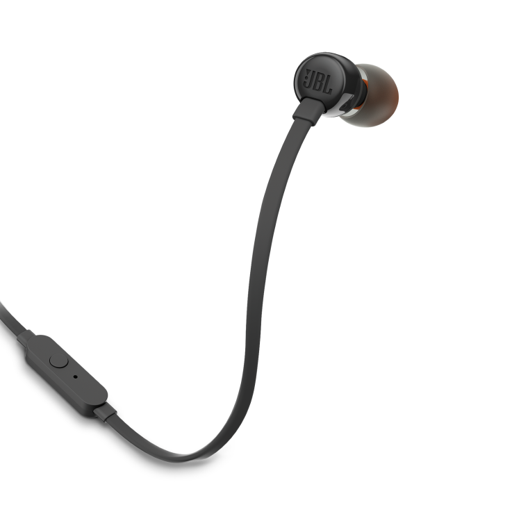 JBL T110 Wired In-Ear Headphones - Black