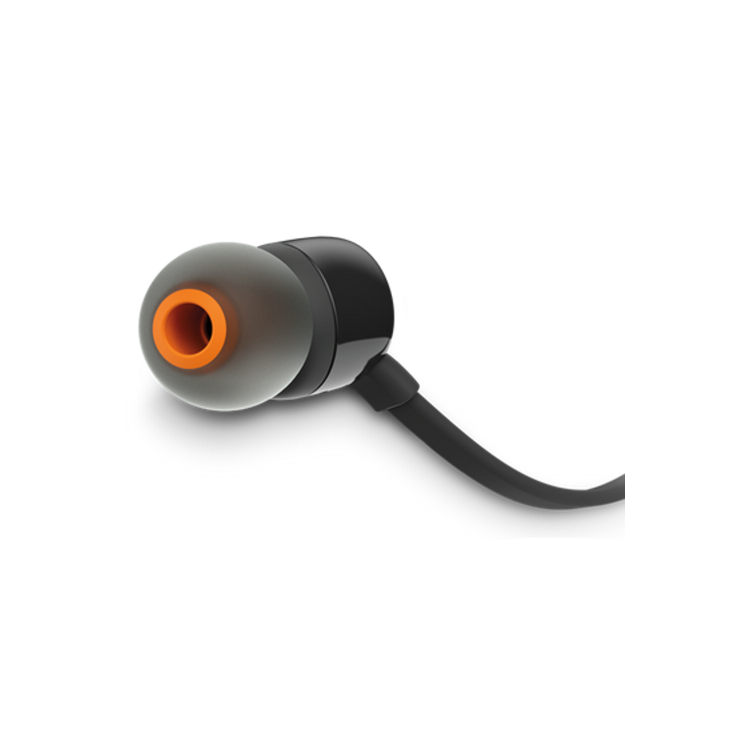 JBL T110 Wired In-Ear Headphones - Black