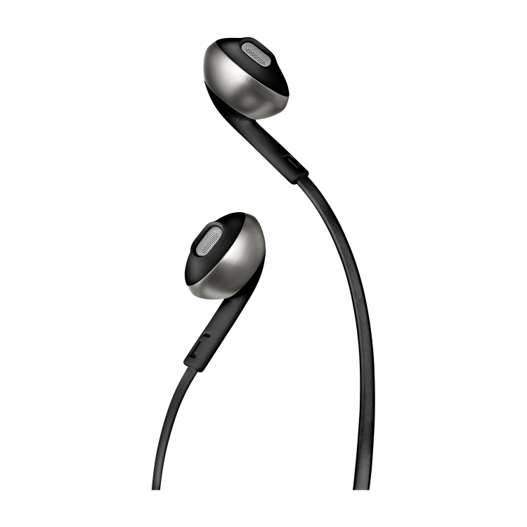 JBL Tune 205 - In-Ear Headphone with One-Button Remote/Mic - Black