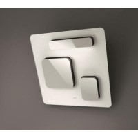 Elica JIGSAW-WH Jigsaw Angled 80cm Chimney Cooker Hood White