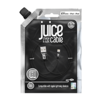 Juice 1M Lightning Cable - Black