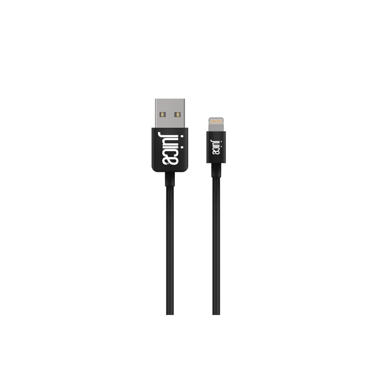 Juice 1M Lightning Cable - Black