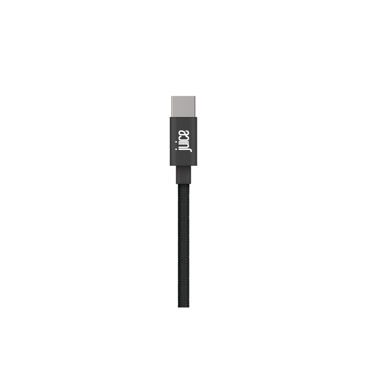 Juice 1M Braided Type-C to Type-C Cable - Black
