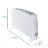 Argo 2000W Convector Heater with Turbo Fan and Timer. SPECIAL OFFER THIS WEEK ONLY!