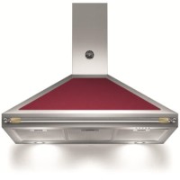Bertazzoni K-100-HER-VI-A Heritage 100cm Chimney Cooker Hood Burgundy