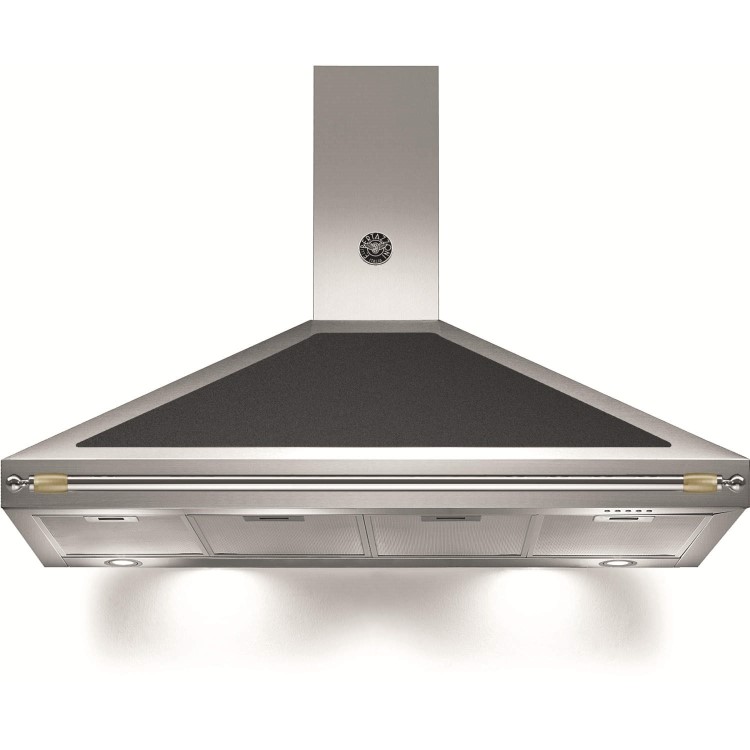 Bertazzoni K-120-HER-NE-A Heritage 120cm Chimney Cooker Hood Black