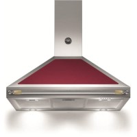 Bertazzoni K-90-HER-VI-A Heritage 90cm Chimney Cooker Hood Burgundy