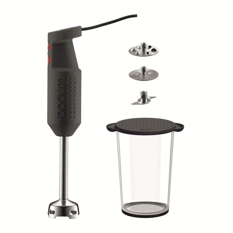 Bodum K11179-01UK Bistro Electric Stick Blender With Accessories - Black
