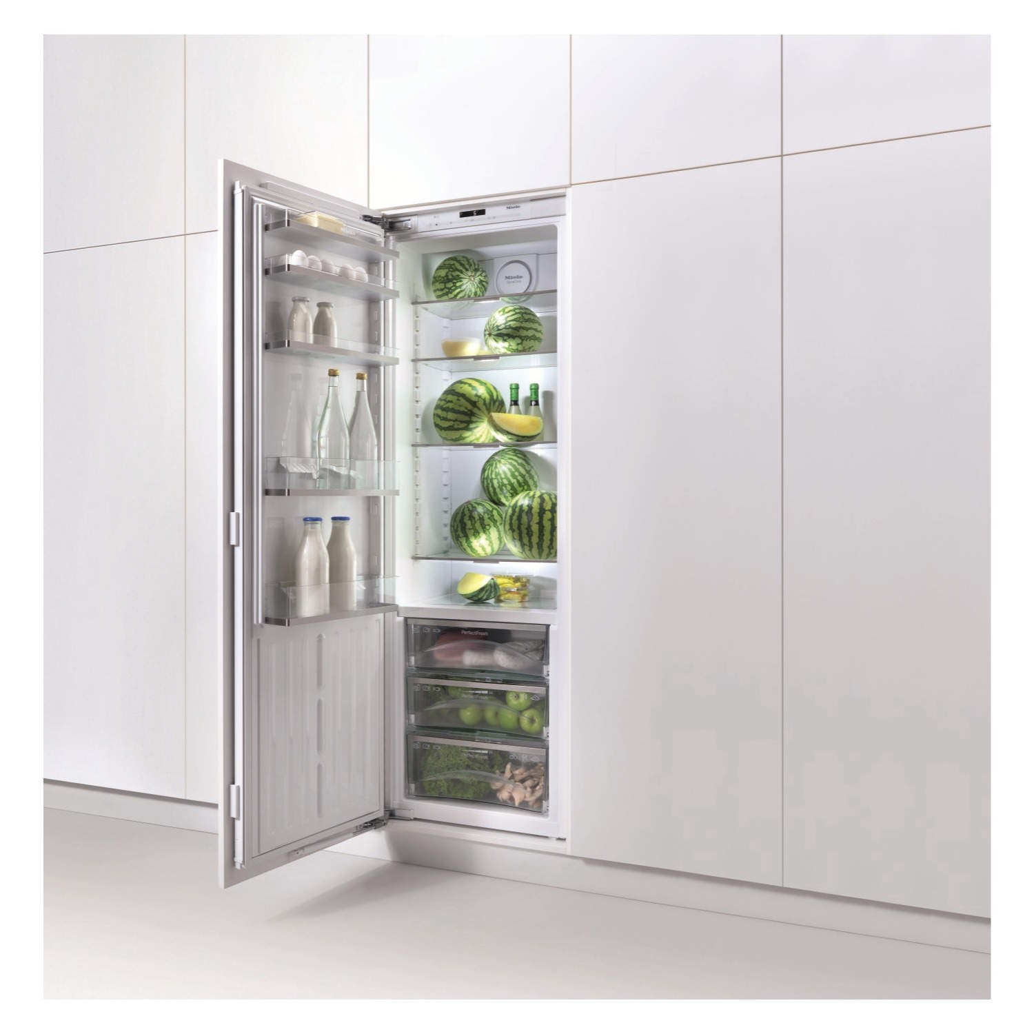 Miele K37472iD 56cm Wide Integrated InColumn Larder Fridge White