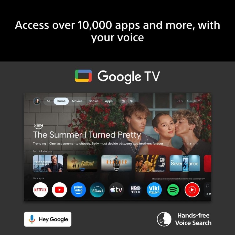 Sony K43S25M2PB 43" BRAVIA 4K Ultra HD Smart TV – Google TV Dolby Atmos HDR Voice Control