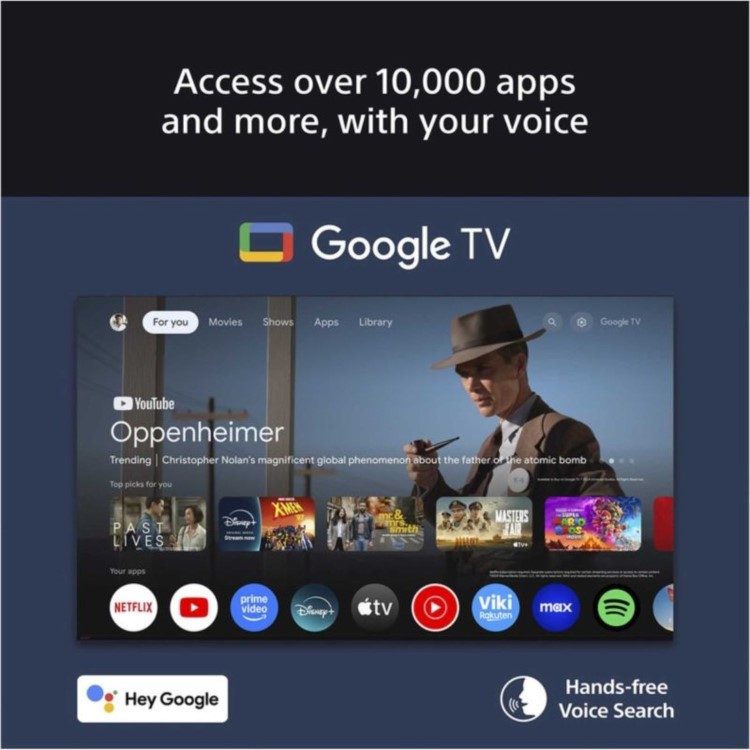 Sony BRAVIA K50S38B 50" 4K Ultra HD Smart LED TV  HDR Dolby Vision & Google TV