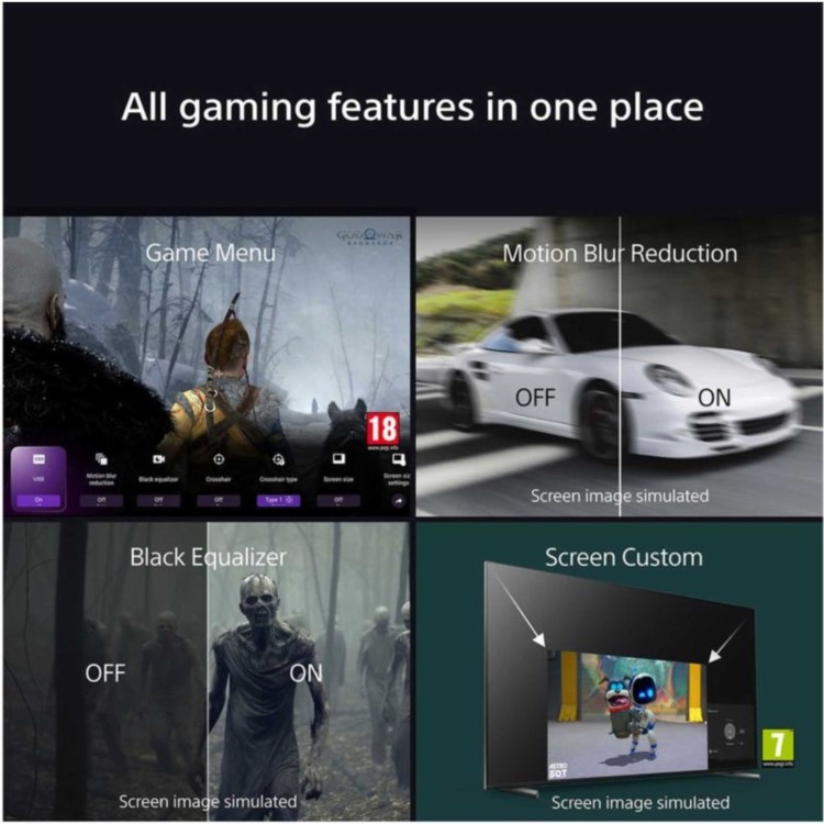 Sony BRAVIA K50S38B 50" 4K Ultra HD Smart LED TV  HDR Dolby Vision & Google TV