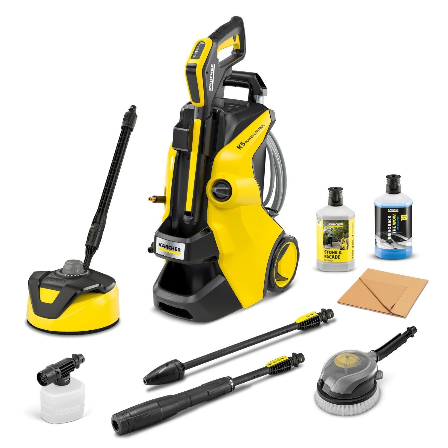 Krcher K5 Power Control Flex Car & Home  145Bar Pressure Washer with App Support & Full Cleaning Kits