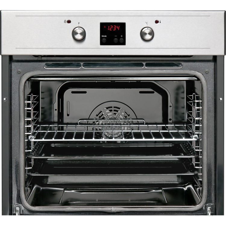 GRADE A2 - Sharp K61D27IM1 Multifunction Electric Single Oven With Pyrolytic Cleaning Stainless Steel