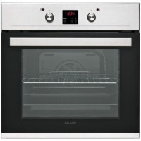 GRADE A2 - Sharp K61D27IM1 Multifunction Electric Single Oven With Pyrolytic Cleaning Stainless Steel