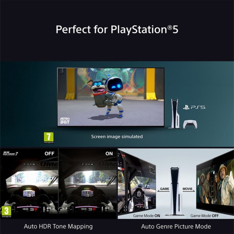 Sony BRAVIA XR K65XR8M25B 65" 4K Ultra HD Smart OLED TV  HDR Dolby Vision & Google TV