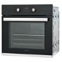 Sharp K69FABK 69L Built-in Single Fan Oven With Touch Control Timer - Black