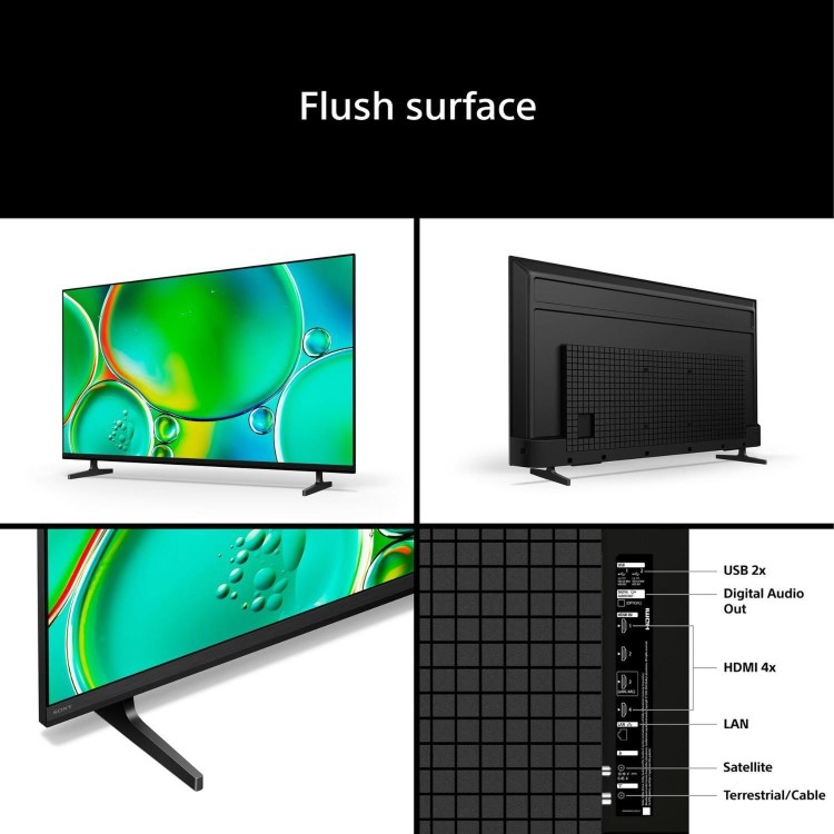 Sony K75S25M2PB 75" BRAVIA 4K Ultra HD Smart TV – Google TV Dolby Atmos HDR Voice Control
