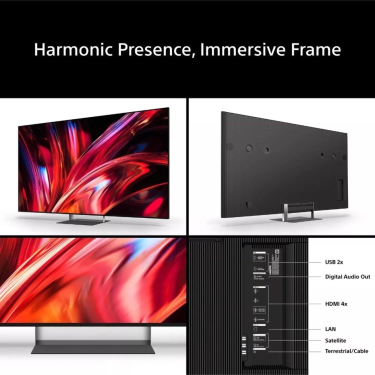 Sony BRAVIA 9 K75XR95M2PB 75 Inch 4K HDR True RGB Mini LED Smart Google TV with Dolby Vision