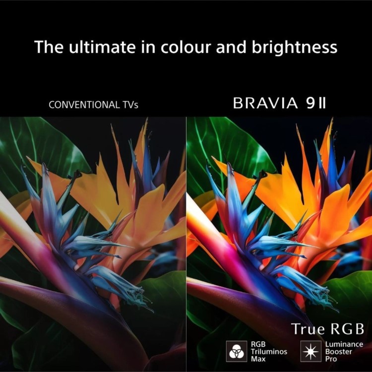 Sony BRAVIA 9 K75XR95M2PB 75 Inch 4K HDR True RGB Mini LED Smart Google TV with Dolby Vision