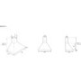 Bertazzoni K90-AM-HVI-A Master 90cm Chimney Cooker Hood Burgundy