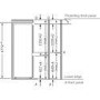 NEFF K9524X7GB Static 70-30 Fixed Hinge Integrated Fridge Freezer