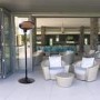 Tristar KA-5286 Freestanding Electric Patio Heater - 2kW with 3 Heat Settings