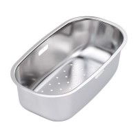 GRADE A1 - Leisure Sinks KA26SS Rangemaster Strainer Bowl
