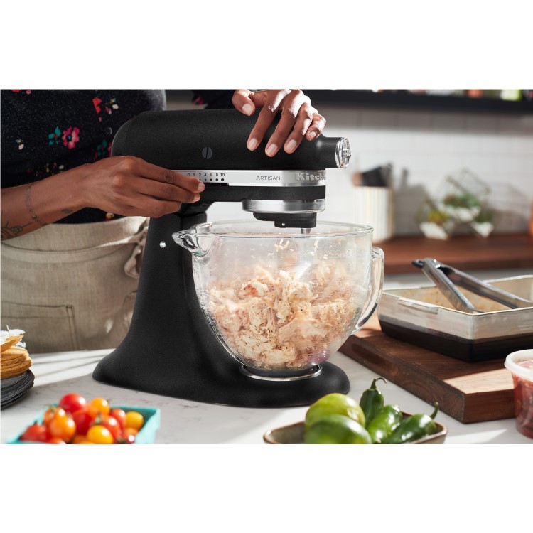 KitchenAid 4.8L Artisan Stand Mixer - Cast Iron Black