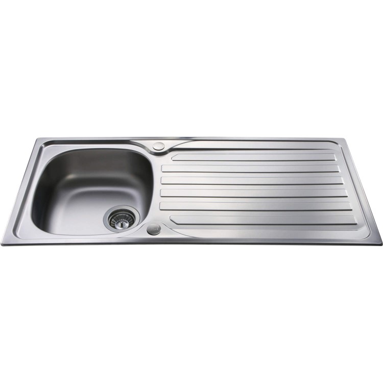 GRADE A2 - CDA KA21SS Single Bowl Sink
