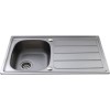 Single Bowl Stainless Steel Kitchen Sink with Reversible Drainer - CDA