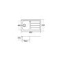 Single Bowl Stainless Steel Kitchen Sink with Reversible Drainer - CDA