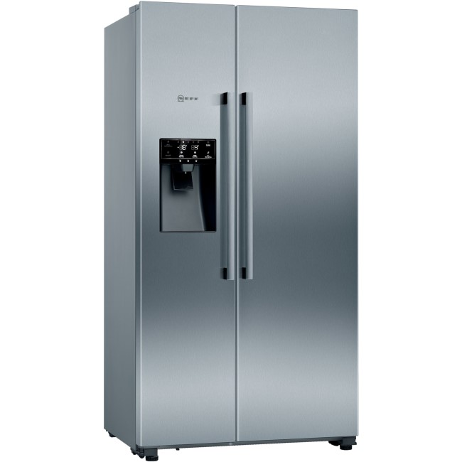 Neff 533 Litre Side-By-Side American Fridge Freezer With FreshSafe  - Stainless Steel